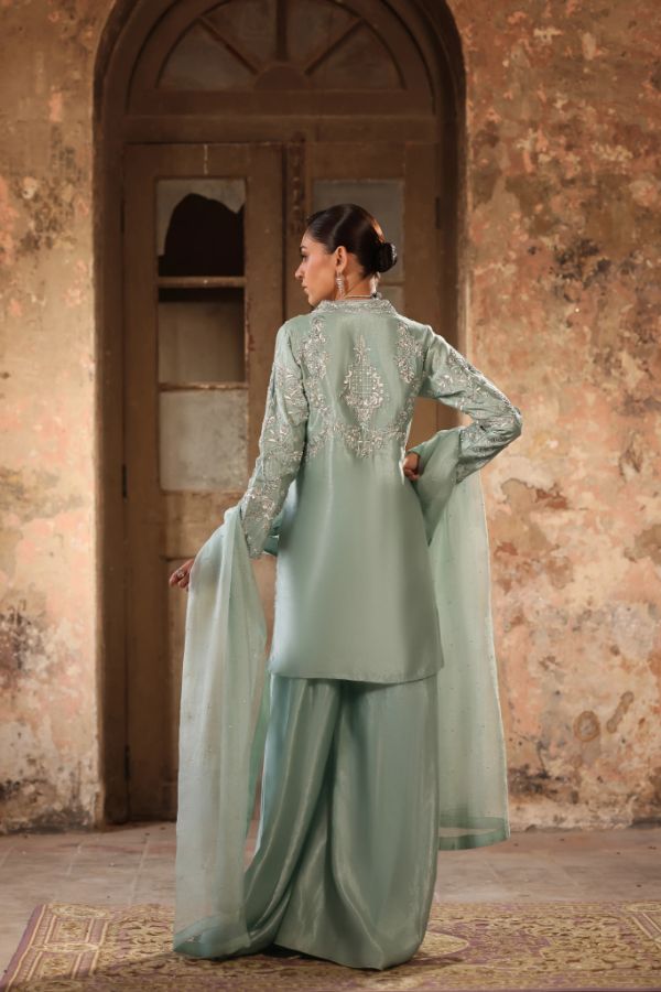 Embroidered Gharara Zoya