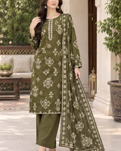 LADIES 3 PC KHADDAR SUIT
