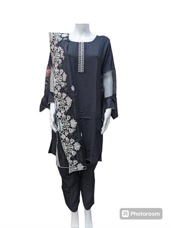 Black Ladies 3 Piece Suit