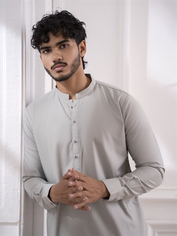 Grey Mens Shalwar Kameez