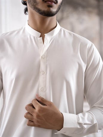 Off White Mens Shalwar Kameez