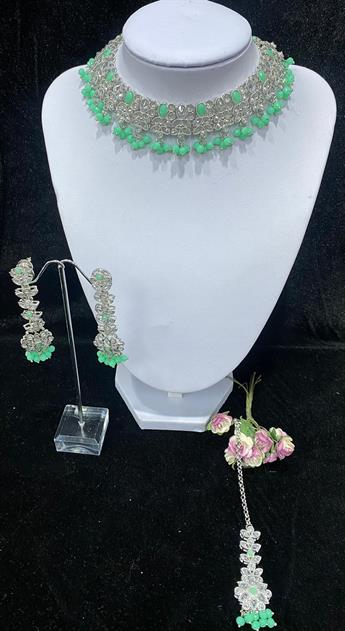 Mint/silver