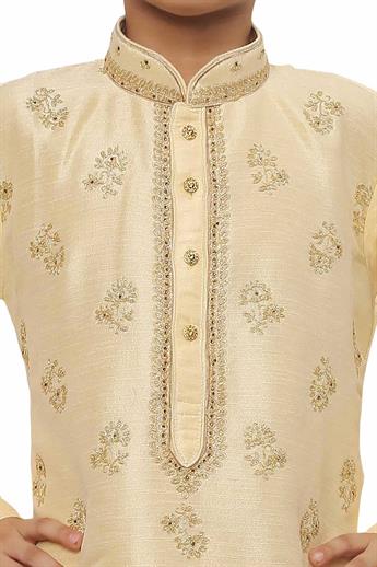 Cream Boys Kurta Pajama