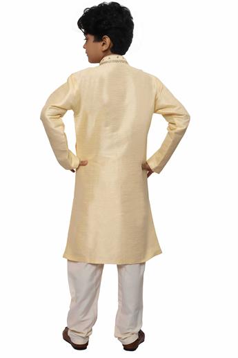 Cream Boys Kurta Pajama