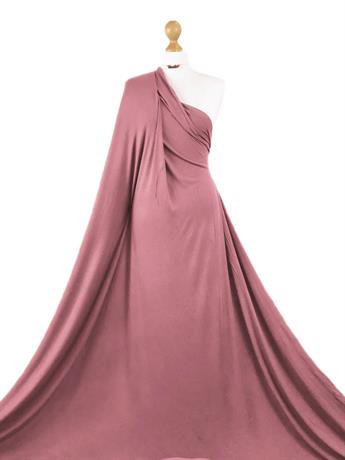Dusty Pink - 30 2 Yards Plain Viscose Challis Fabric