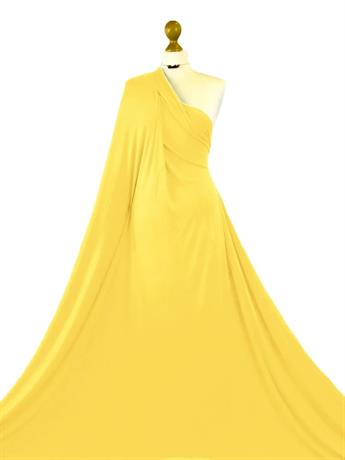 Lemon - 22 2 Yards Plain Viscose Challis Fabric