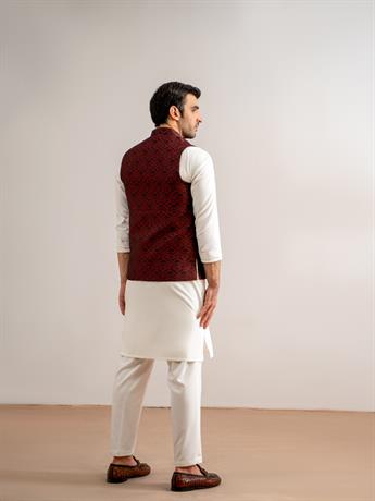 Maroon Waistcoat