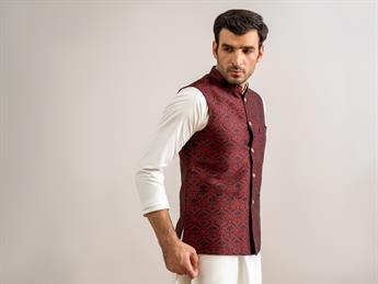 Maroon Waistcoat