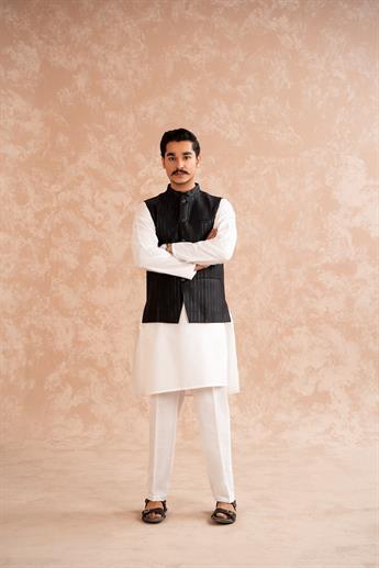 Black Mens Waistcoat