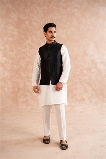 Black Mens Waistcoat