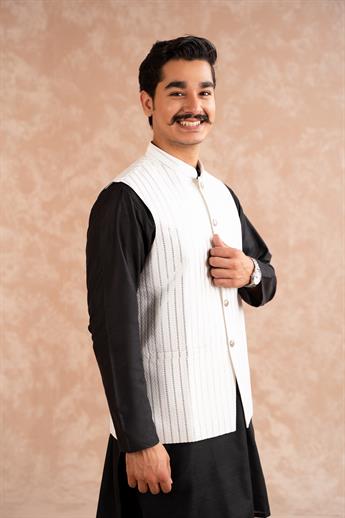 White Mens Waistcoat