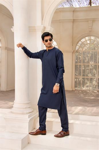 Navy Kurta Pajama