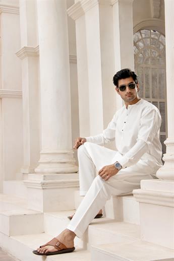 Off White Kurta Pajama