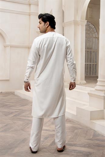 Off White Kurta Pajama