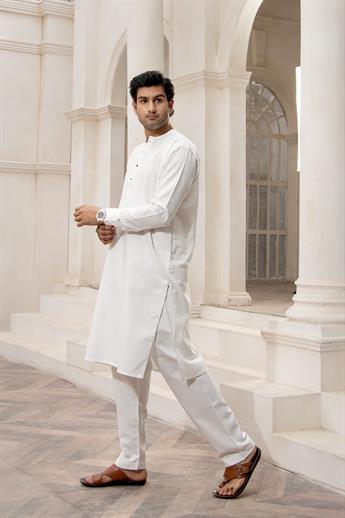 Off White Kurta Pajama
