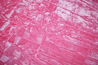 Bubble Gum Pink - 31 Crushed Velour Velvet Fabric 4 Yard Bundle