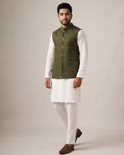 Add a touch of opulence to your formal ensemble with this stunning wai…