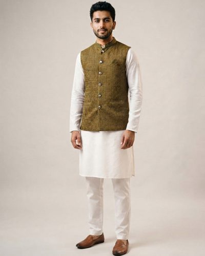 Add a touch of opulence to your formal ensemble with this stunning wai…