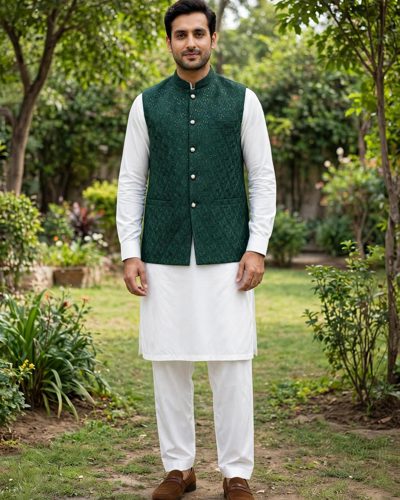Add a touch of opulence to your formal ensemble with this stunning wai…