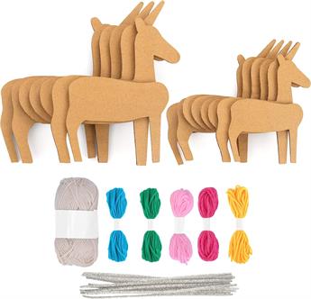 Made It! Yarn Animal Craft Kits For Kids - Unicorn