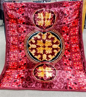 Maroon & Mustard