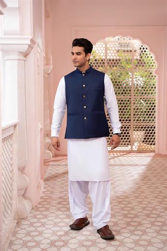 Mens waistcoat in suiting fabric. Please note buttons may vary from batch to batch. Please note colo