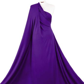 Purple - 19 Plain Viscose Challis Fabric