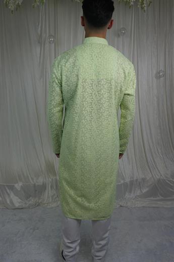 Lucknowi chicken kurta with pyjama