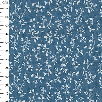 Printed lightweight denim chambray Fabric Dressmaking Skirt Tops