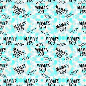 Mamas Boy - Printed Craft Cotton Poplin Fabric Quilting Patchwork Dres