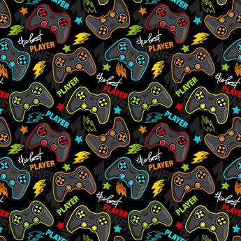 The Best Player- Printed Craft Cotton Poplin Fabric Quilting Patchwork