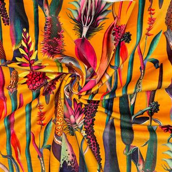 Sunburst Digital Print Velvet Velvets