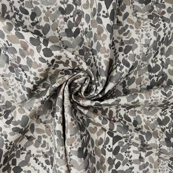 Dove Linen Printed Canvas Fabric