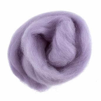 10g Trimits Natural Wool Roving (Lilac)