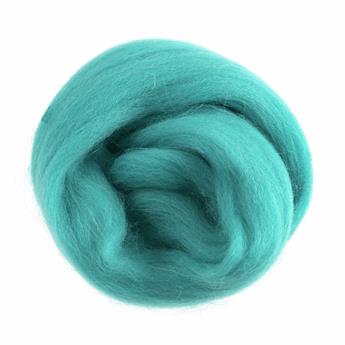 10g Trimits Natural Wool Roving (Teal)