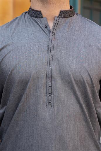 Light Grey Shalwar Kameez