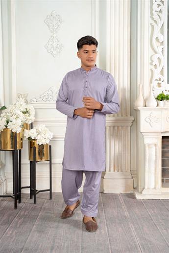 Light Purple Boys Shalwar Kameez