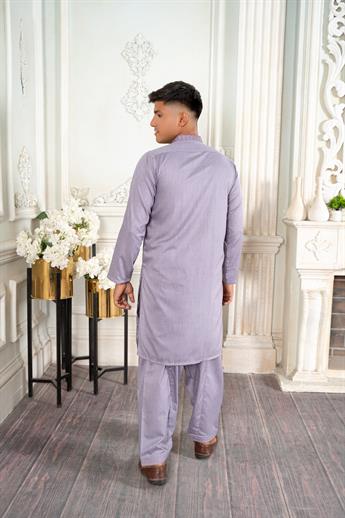 Light Purple Boys Shalwar Kameez