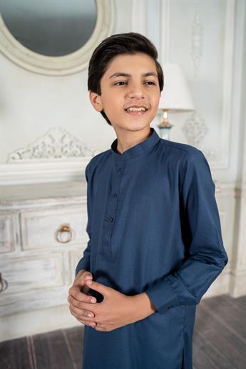 Light Grey Boys Shalwar Kameez