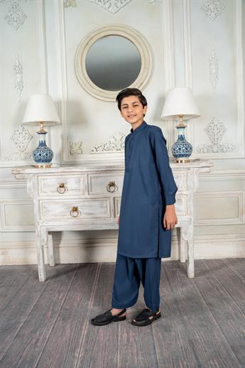Light Grey Boys Shalwar Kameez