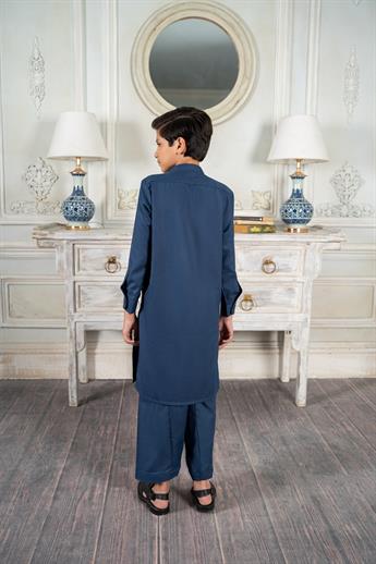 Light Grey Boys Shalwar Kameez
