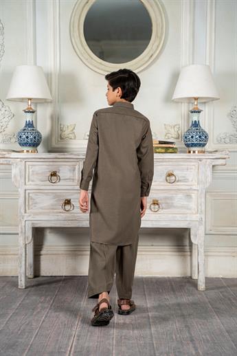 Olive Kurta Shalwar