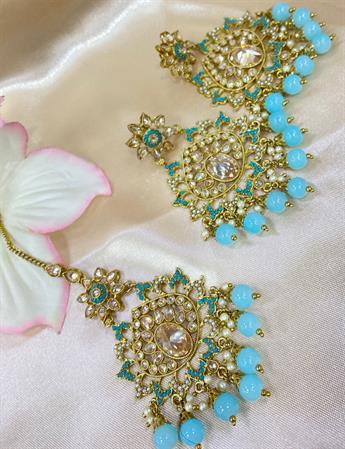 Sky Blue/gold