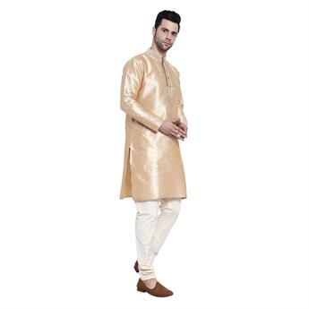 Gold Embroidered Kurta Pyjama