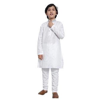 White Boys Kurta Pajama