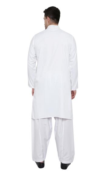 White Mens Shalwar Kameez