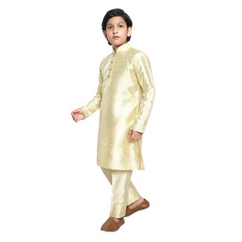 Gold Boys Kurta Pajama
