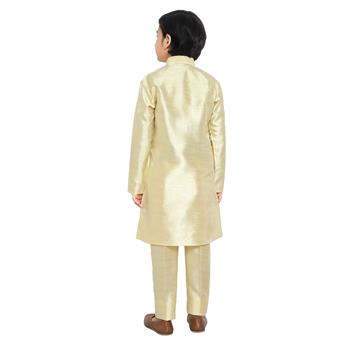 Gold Boys Kurta Pajama