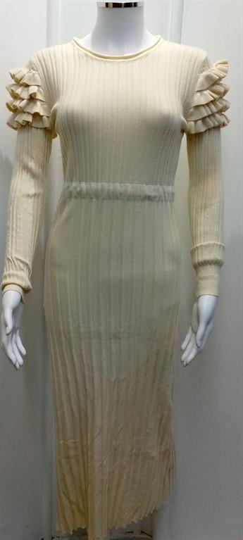 Cream Ladies Dress