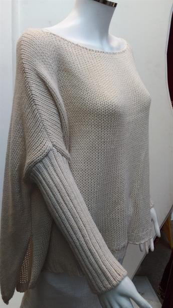 Beige Short Cardigan